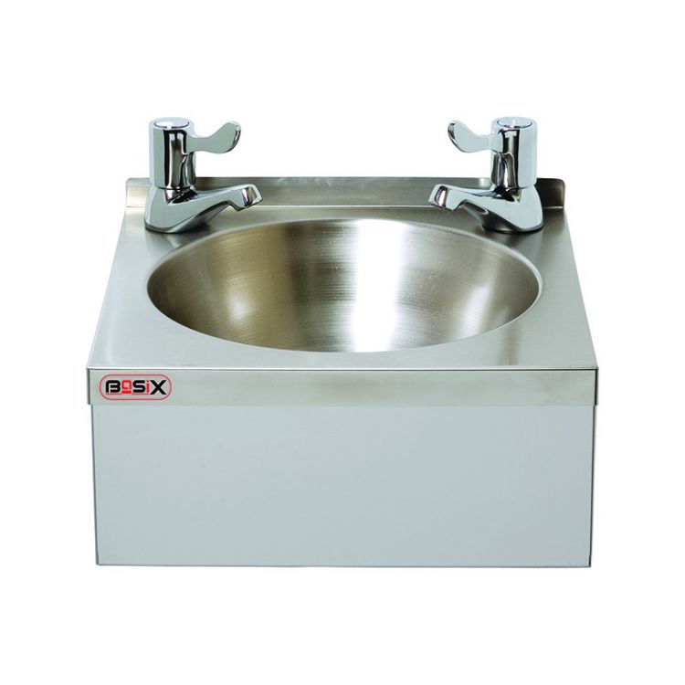 Stainless Steel Hand Wash Basin With Lever Taps